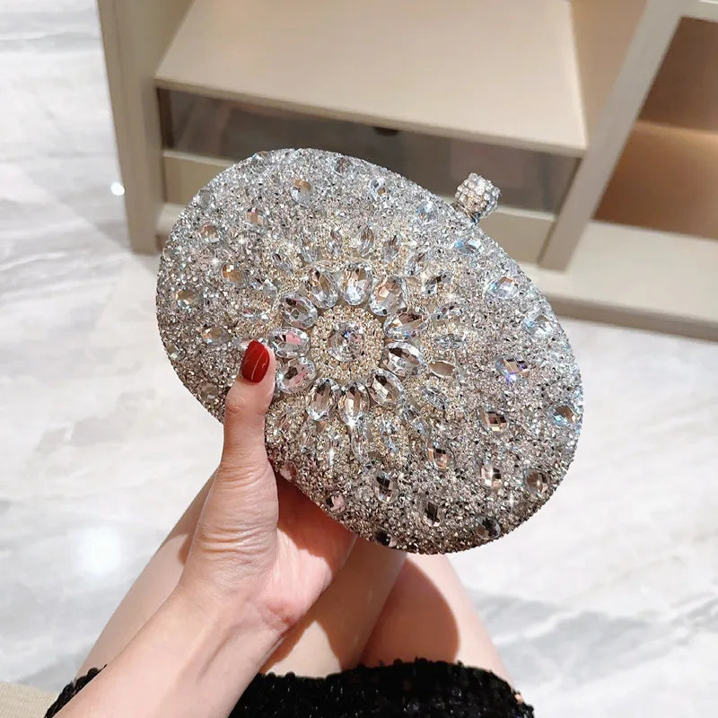 Luxury Crystal Evening Clutch Bag