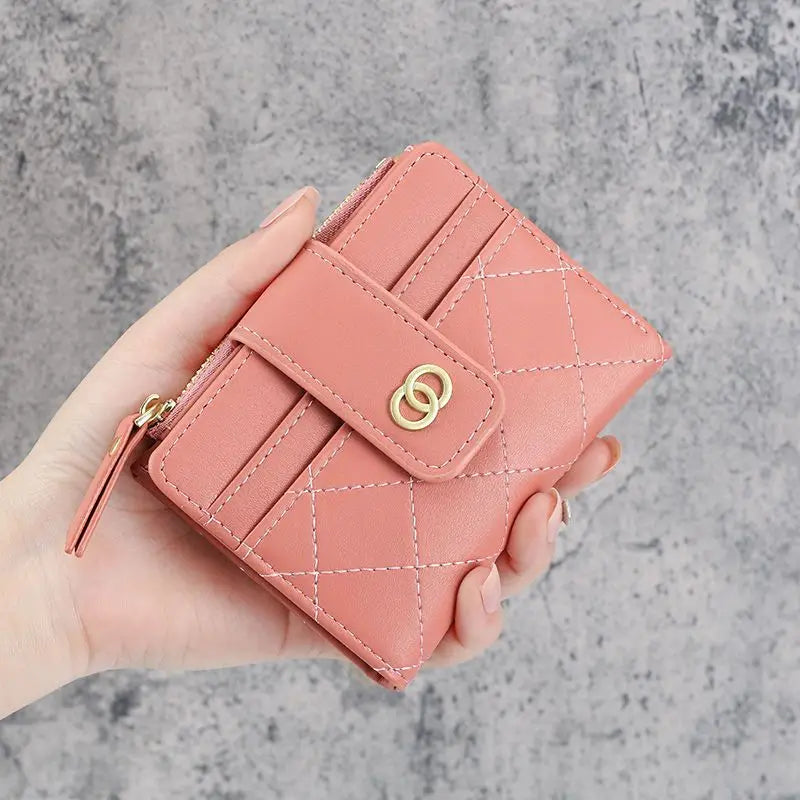Mini PU Leather Wallet for Women