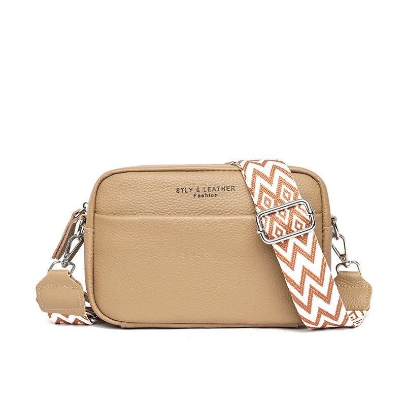 Genuine Leather Luxury Crossbody Shoulder Bag