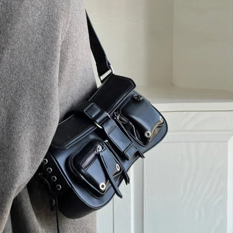 Gothic Black Aesthetic Handbag