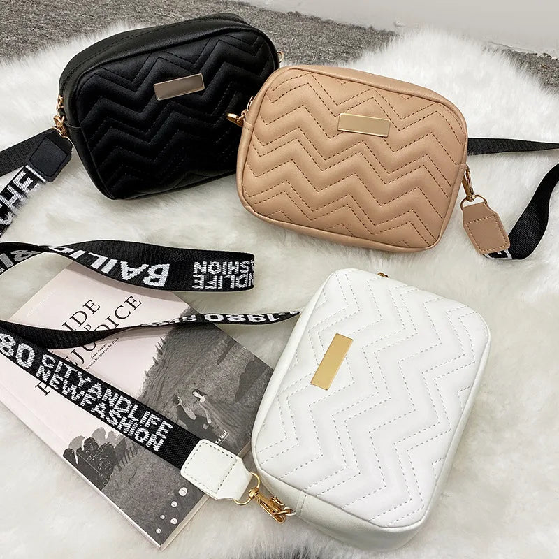 2023 Leather Woven Crossbody Shoulder Bag