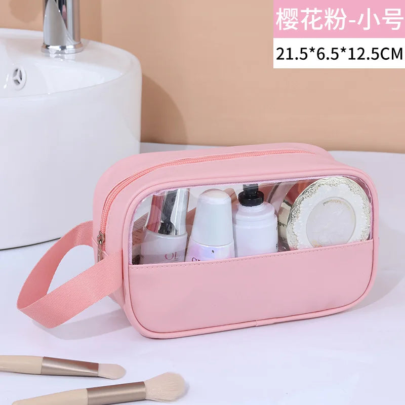 Large-Capacity Transparent Travel Cosmetic Bag