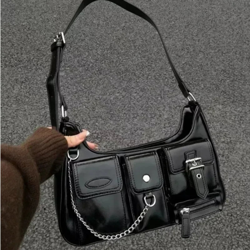 Gothic Black Aesthetic Handbag