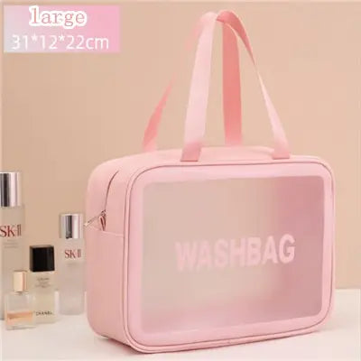 Transparent Waterproof Travel Makeup Organizer