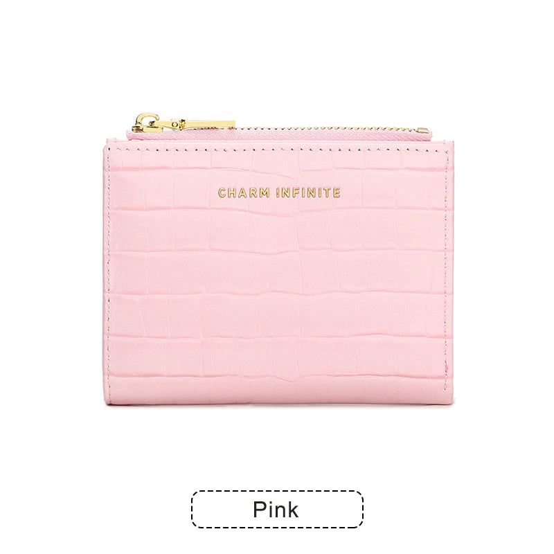 Crocodile Texture Multi-Functional Zipper Wallet