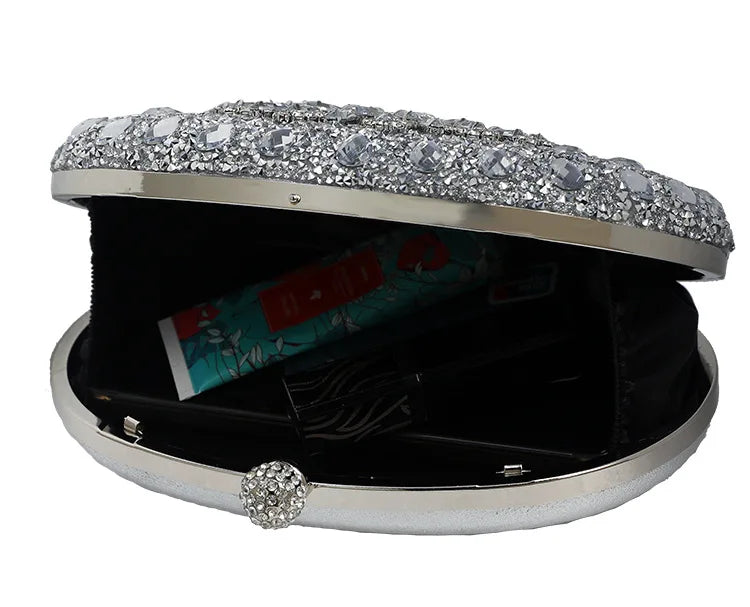 Luxury Crystal Evening Clutch Bag