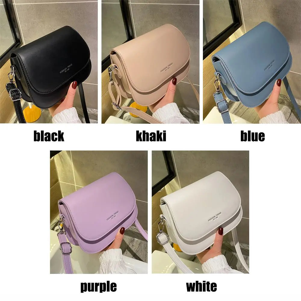 Trendy Saddle Crossbody Shoulder Bag