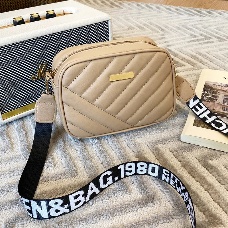 2023 Leather Woven Crossbody Shoulder Bag