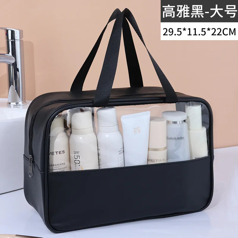Large-Capacity Transparent Travel Cosmetic Bag
