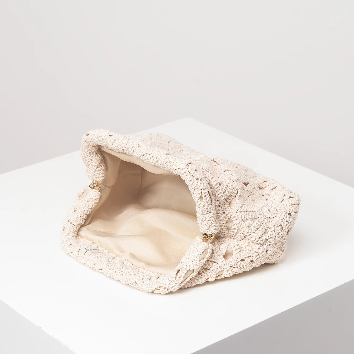 Boho Chic Straw Clutch Bag