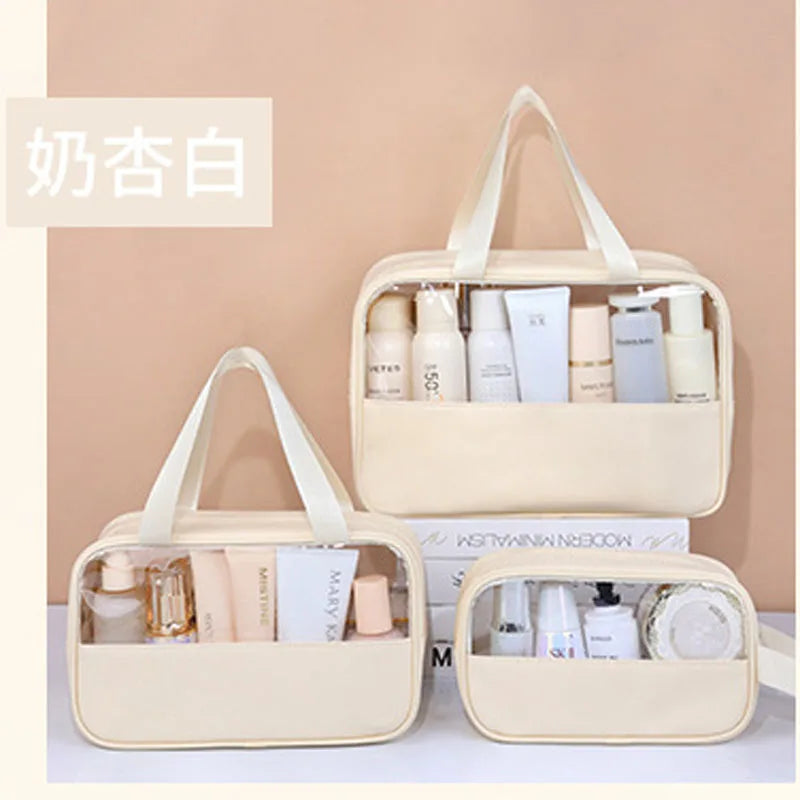 Large-Capacity Transparent Travel Cosmetic Bag