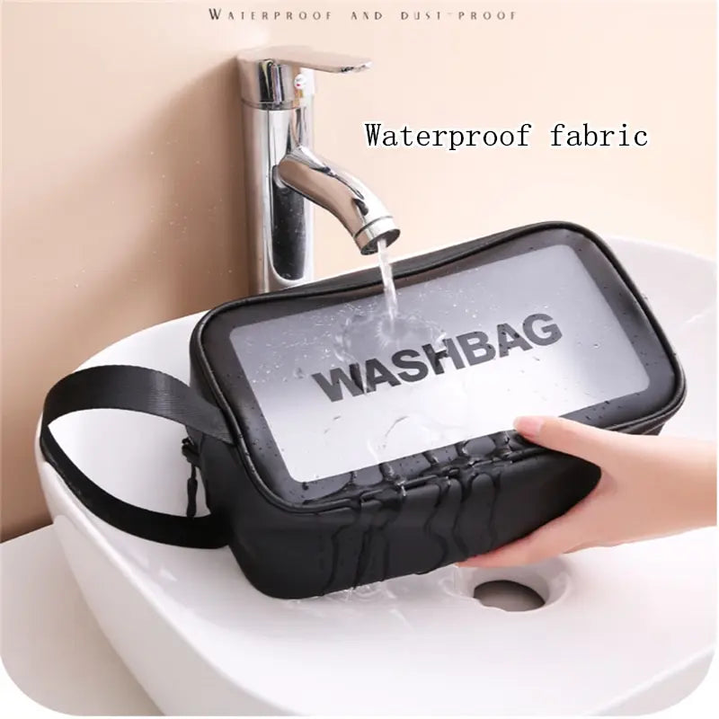 Transparent Waterproof Travel Makeup Organizer