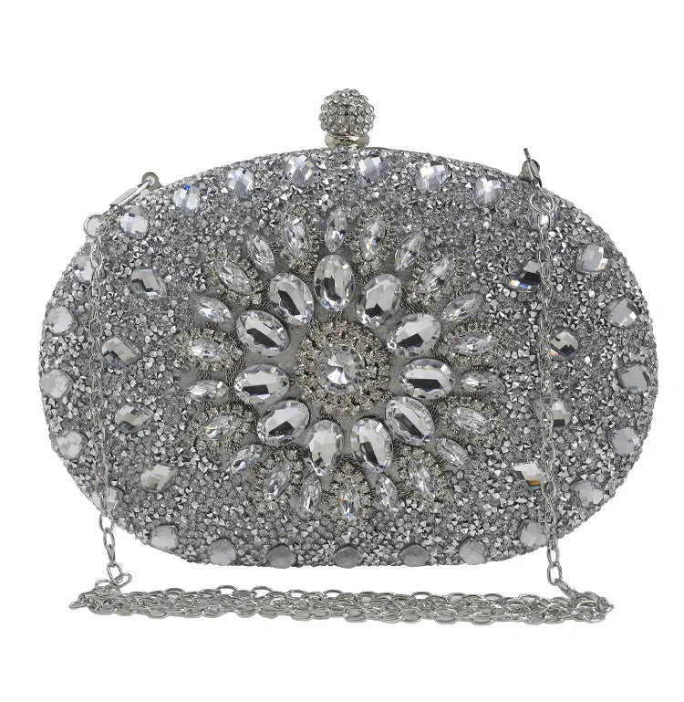 Luxury Crystal Evening Clutch Bag