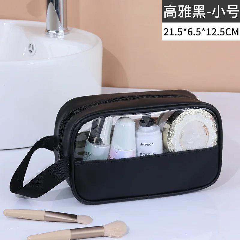 Large-Capacity Transparent Travel Cosmetic Bag