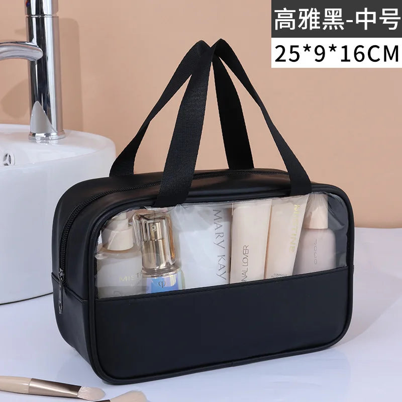 Large-Capacity Transparent Travel Cosmetic Bag