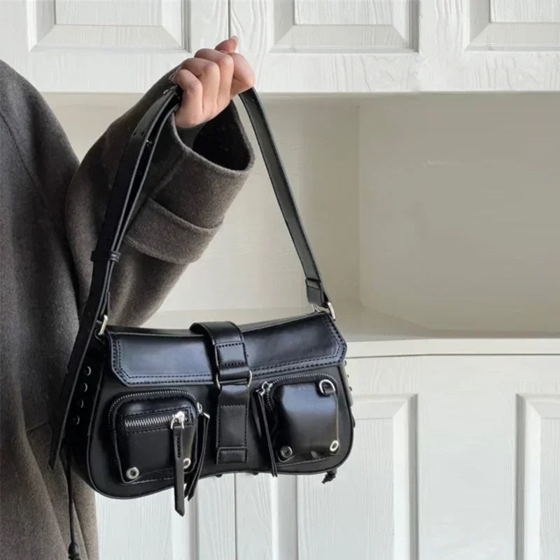 Gothic Black Aesthetic Handbag