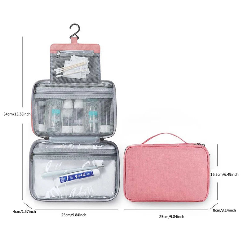 Waterproof Hanging Toiletry & Cosmetic Bag