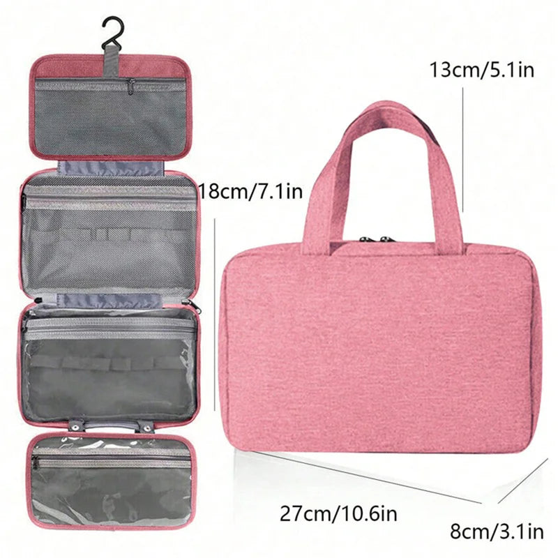 Waterproof Hanging Toiletry & Cosmetic Bag