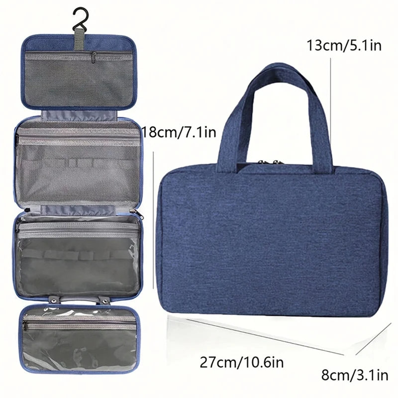 Waterproof Hanging Toiletry & Cosmetic Bag