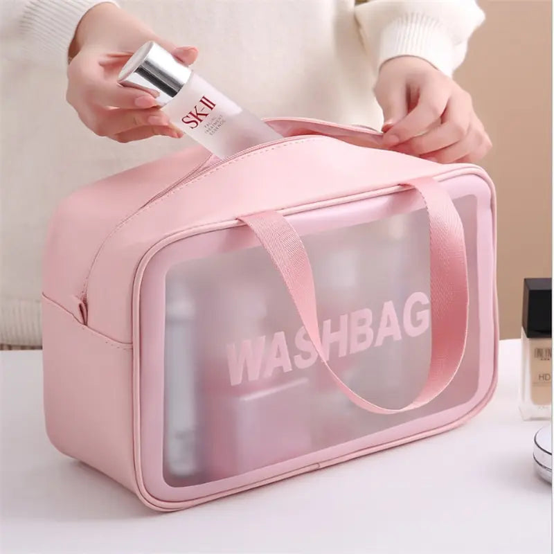 Transparent Waterproof Travel Makeup Organizer