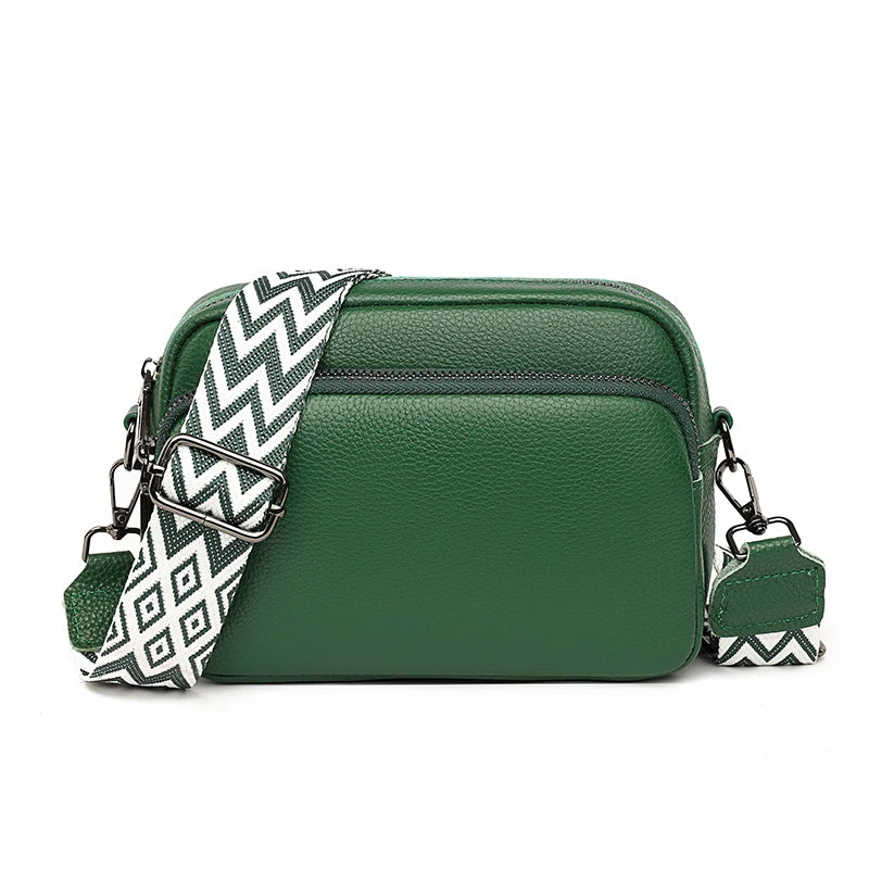 Genuine Leather Luxury Crossbody Shoulder Bag