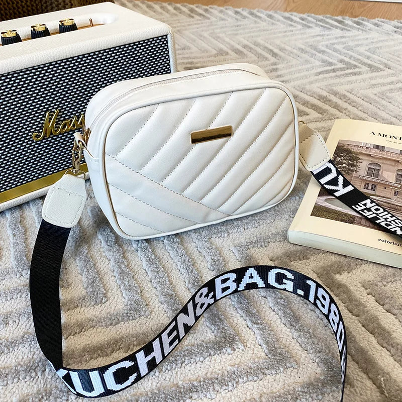 2023 Leather Woven Crossbody Shoulder Bag