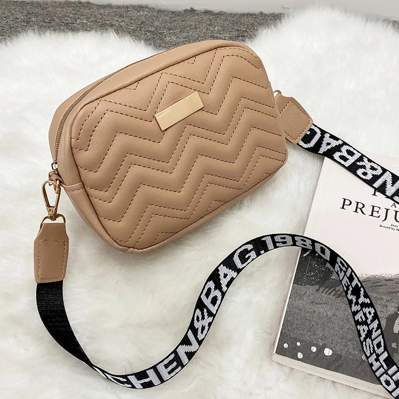 2023 Leather Woven Crossbody Shoulder Bag