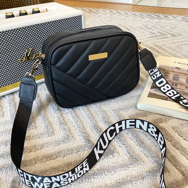 2023 Leather Woven Crossbody Shoulder Bag