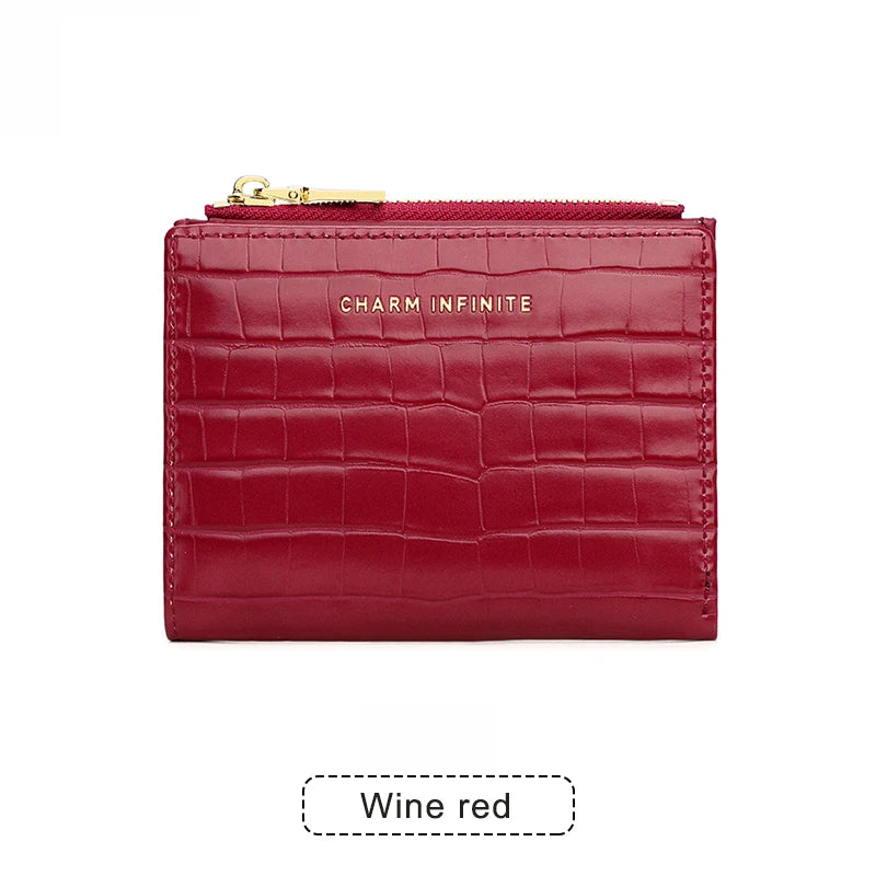 Crocodile Texture Multi-Functional Zipper Wallet