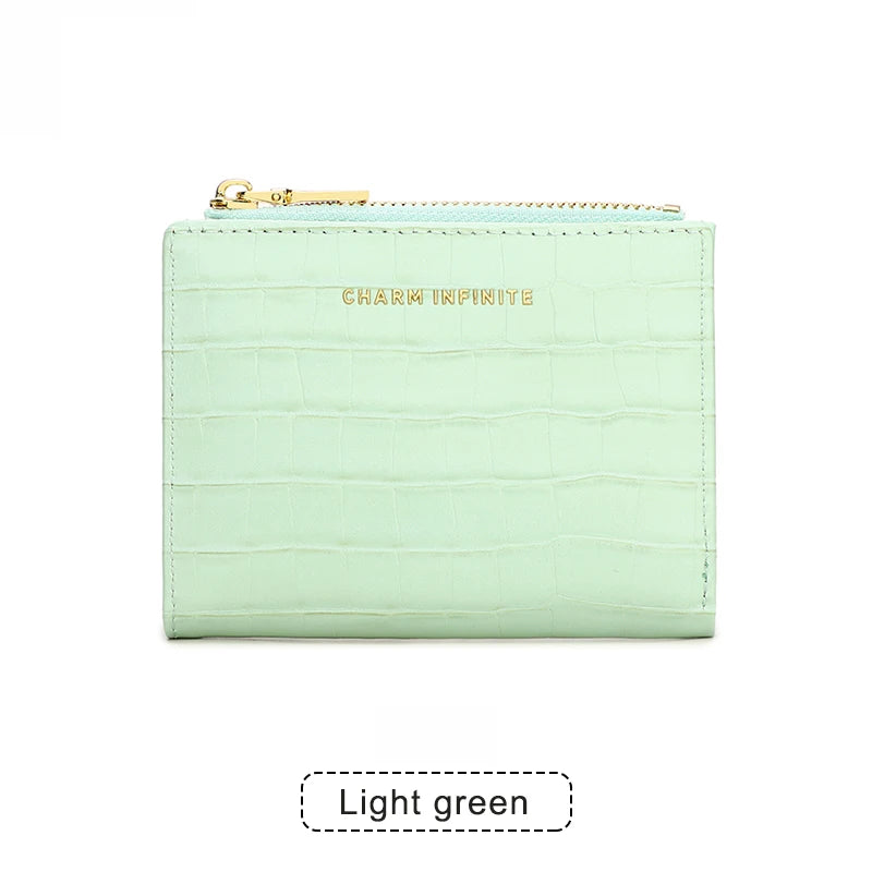 Crocodile Texture Multi-Functional Zipper Wallet