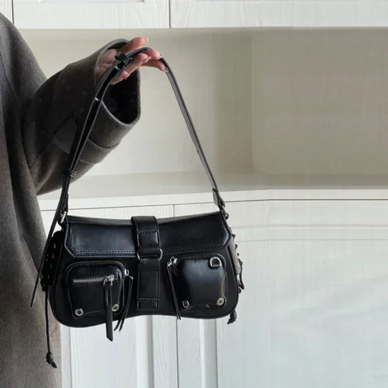 Gothic Black Aesthetic Handbag