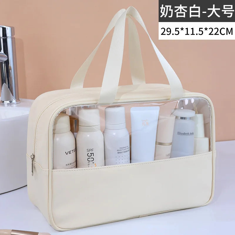Large-Capacity Transparent Travel Cosmetic Bag