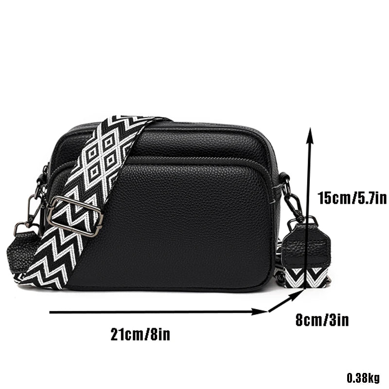 Genuine Leather Luxury Crossbody Shoulder Bag