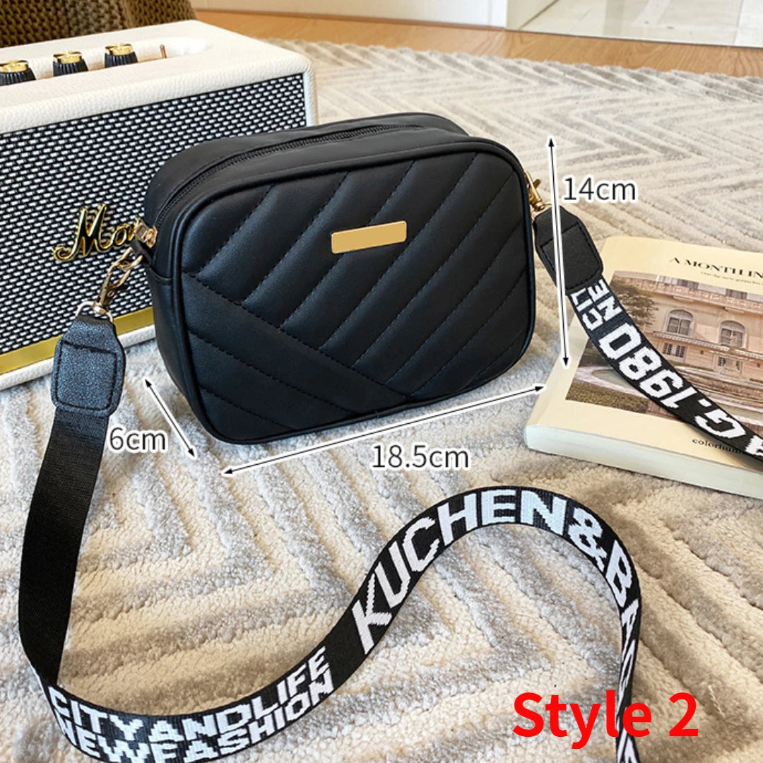 2023 Leather Woven Crossbody Shoulder Bag