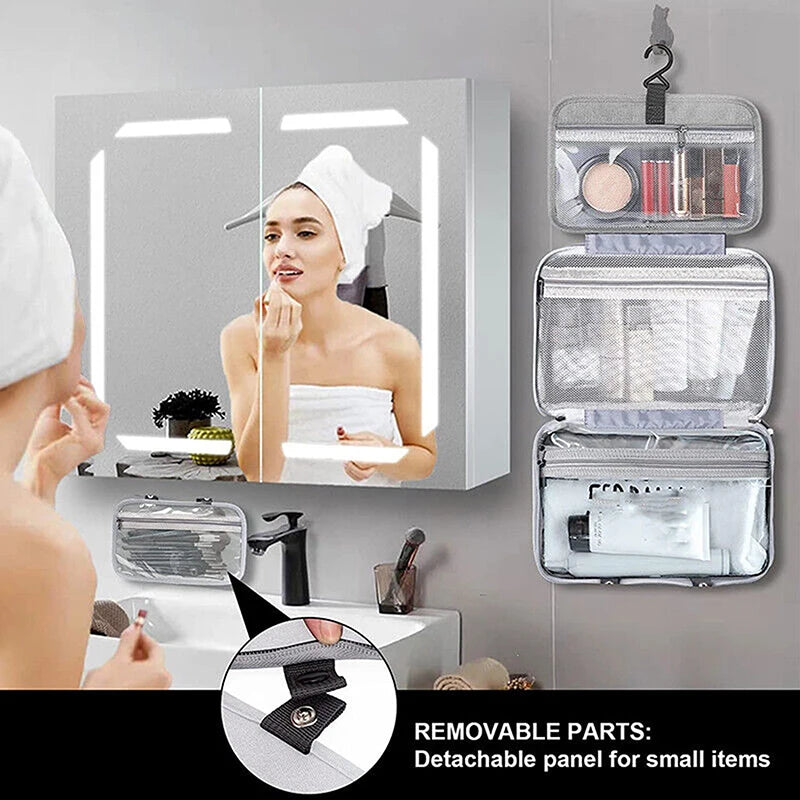 Waterproof Hanging Toiletry & Cosmetic Bag