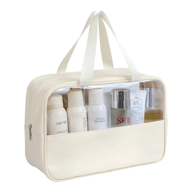 Large-Capacity Transparent Travel Cosmetic Bag