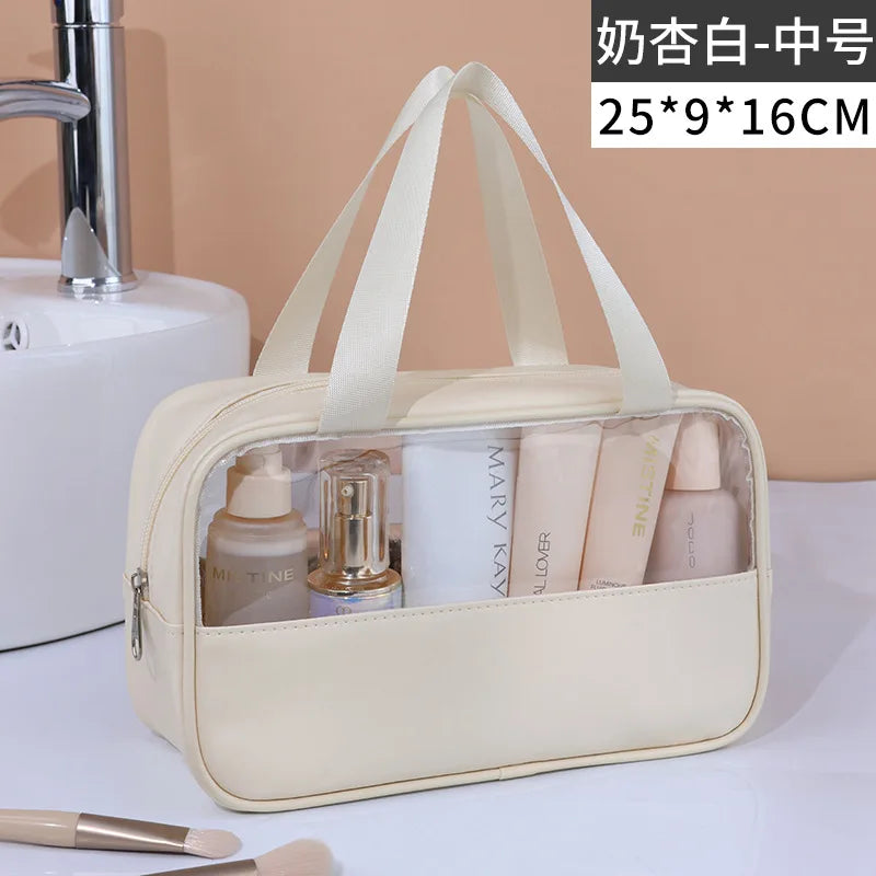 Large-Capacity Transparent Travel Cosmetic Bag