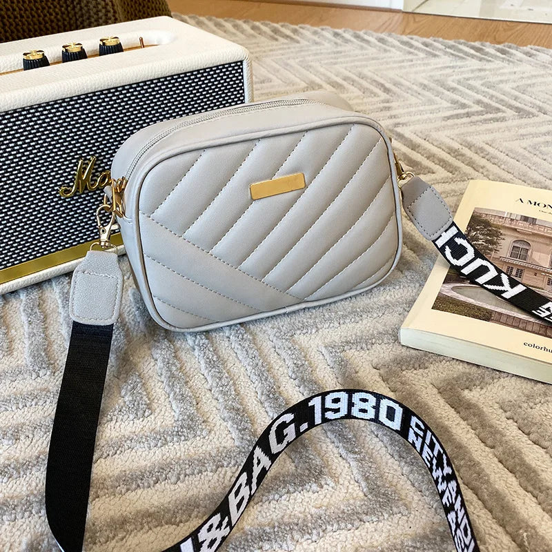2023 Leather Woven Crossbody Shoulder Bag