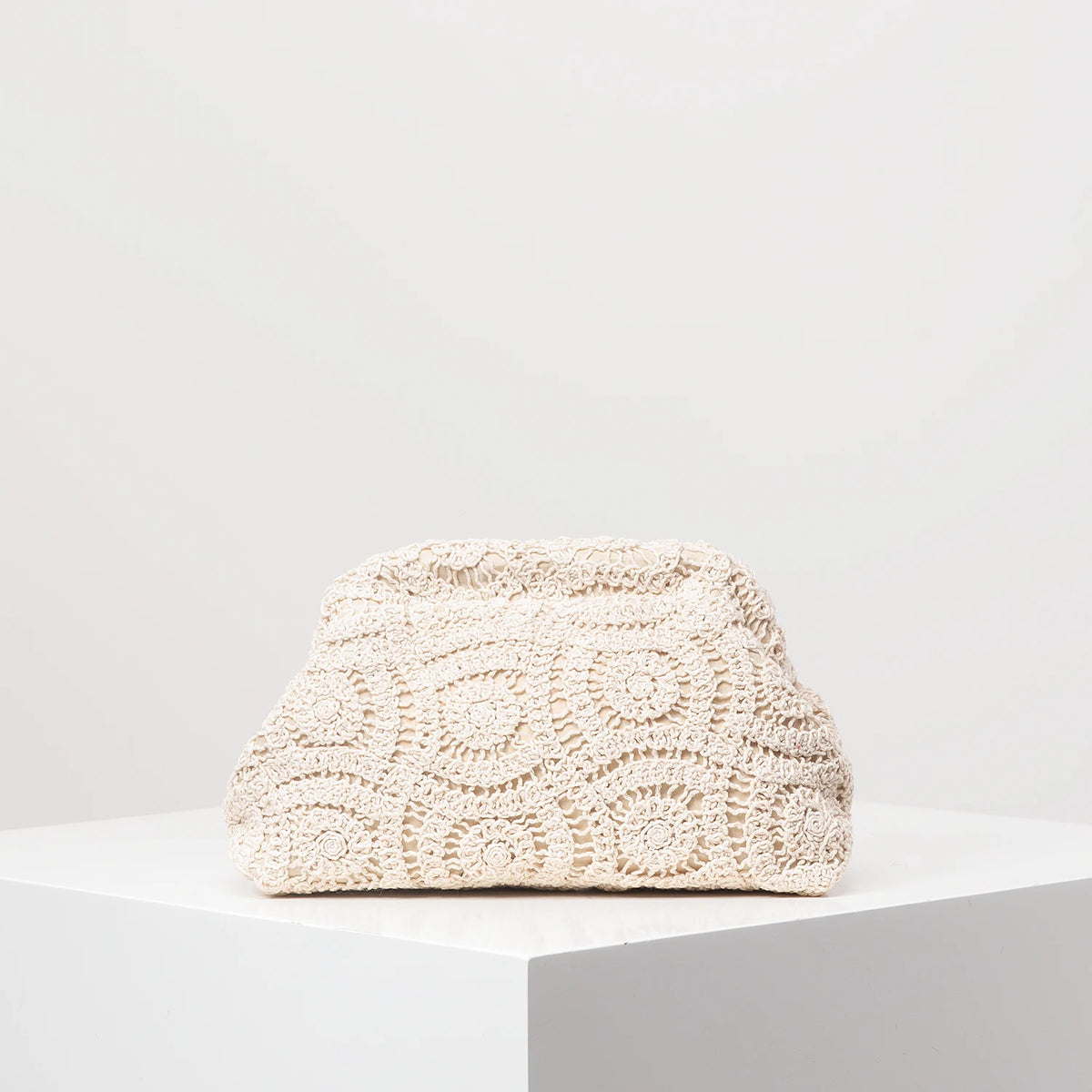 Boho Chic Straw Clutch Bag