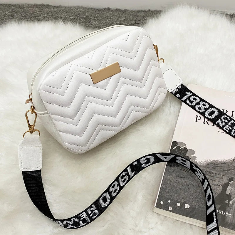 2023 Leather Woven Crossbody Shoulder Bag